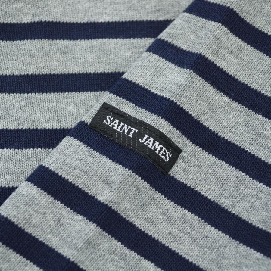 OUESSANT SAINT JAMES (セントジェームス) (ウエッソン) GRIS/NAVY (杢