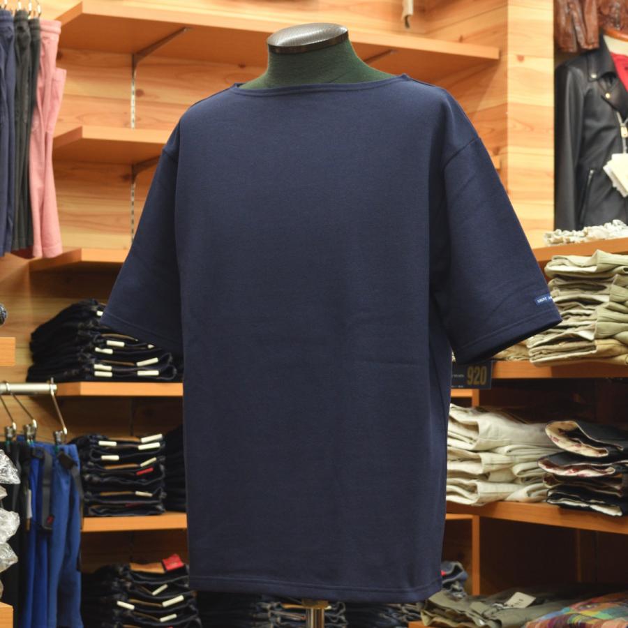 OUESSANT SAINT JAMES (セントジェームス) (ウエッソン半袖) NAVY (紺