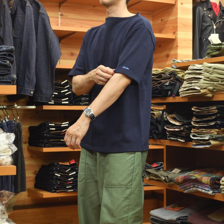 OUESSANT SAINT JAMES (セントジェームス) (ウエッソン半袖) NAVY (紺