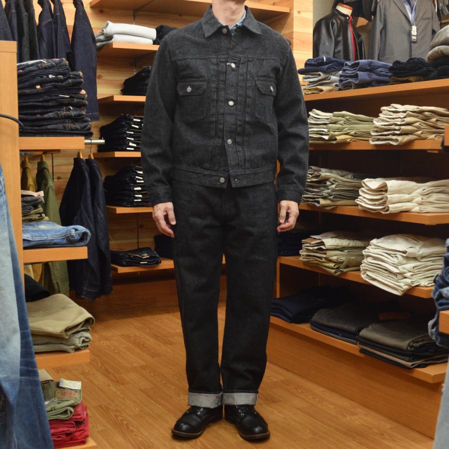 SUGAR CANE (シュガーケーン) 14.25oz BLACK DENIM JACKET 1953 MODEL