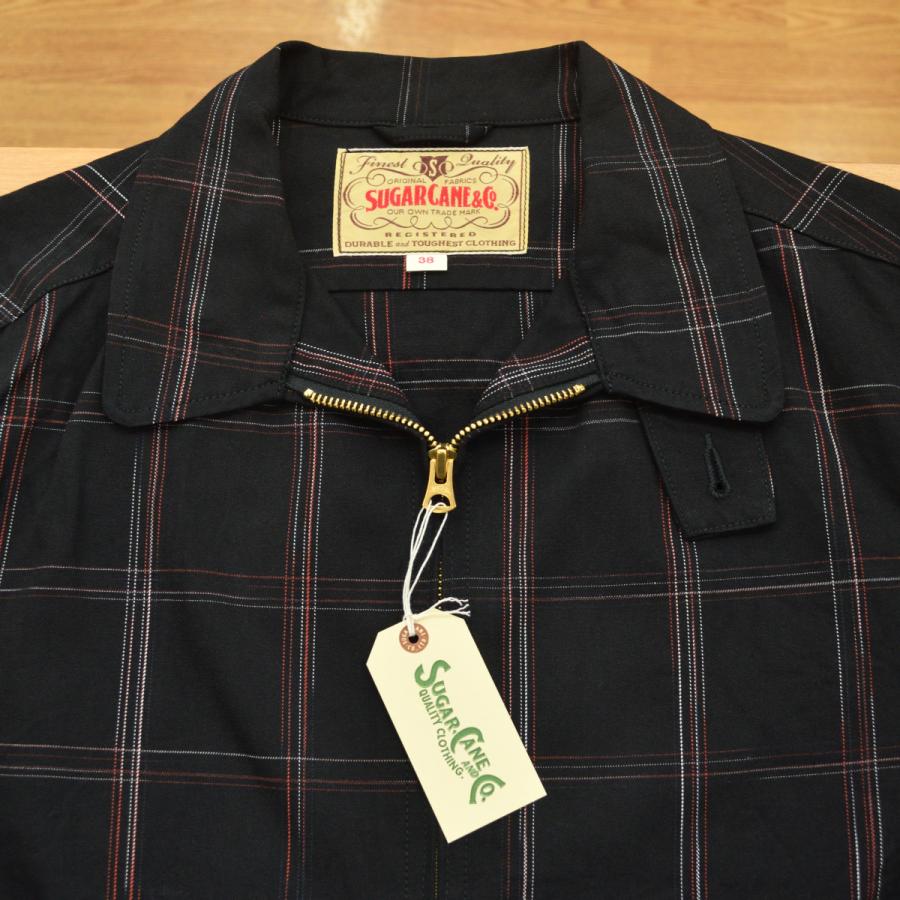 SUGAR CANE (シュガーケーン) RAYON COTTON GABARDINE CHECK SPORTS