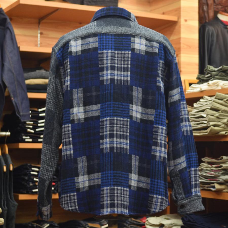 SUGAR CANE (シュガーケーン) TWEED PATCHWORK PLAID × GRADATION