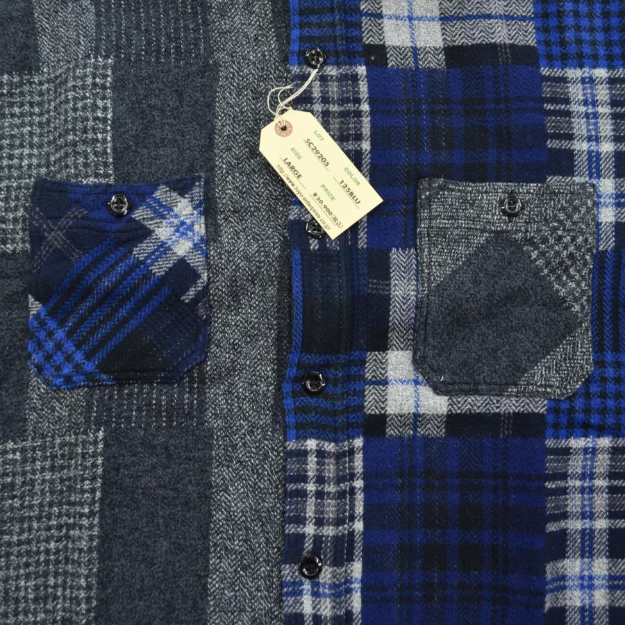 sugar cane・Harris Tweed コラボ　値下げ中 SUGAR CANE (シュガーケーン) TWEED PATCHWORK PLAID × GRADATION