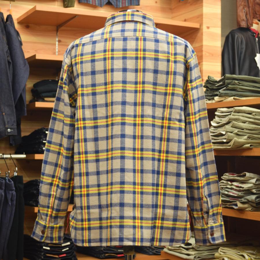 SUGAR CANE (シュガーケーン) ツイルチェック 長袖ワークシャツ