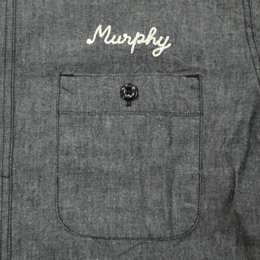 SUGAR CANE SOLID TWILL L/S WORK SHIRT 黒 SUGAR CANE FICTION ROMANCE シュガーケーン 長袖|ウォバッシュ