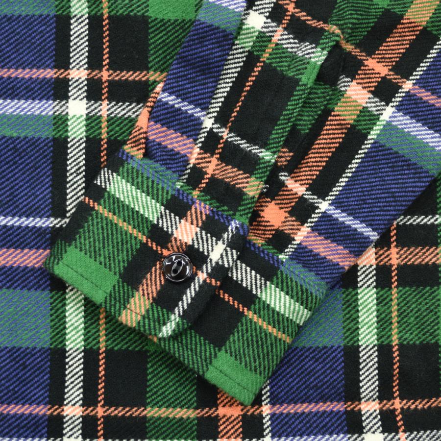 SUGAR CANE (シュガーケーン) ツイルチェック 長袖ワークシャツ