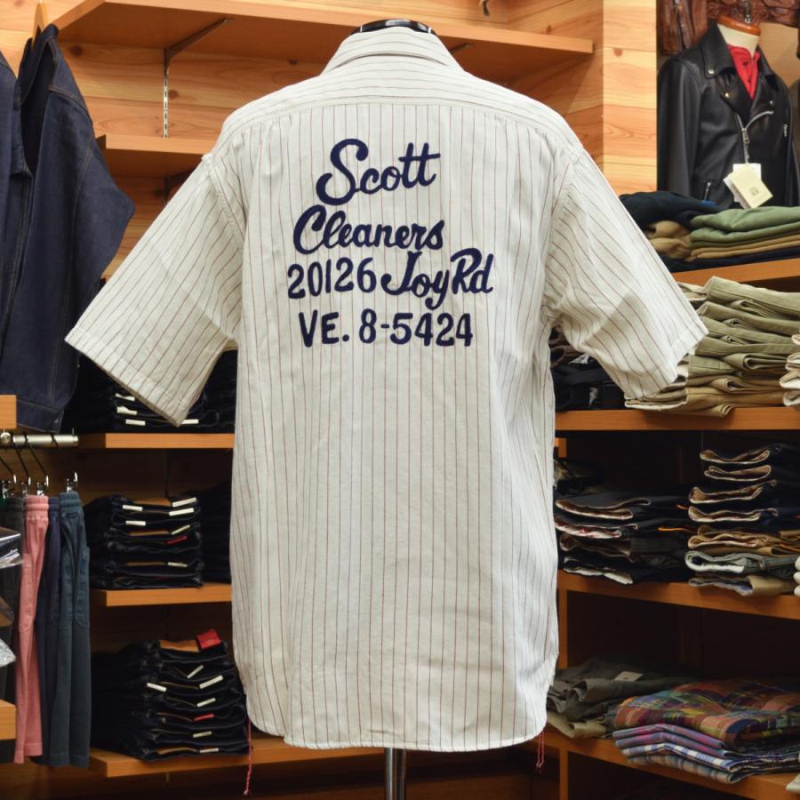 SUGAR CANE (シュガーケーン) COKE STRIPE WORK SHIRT with