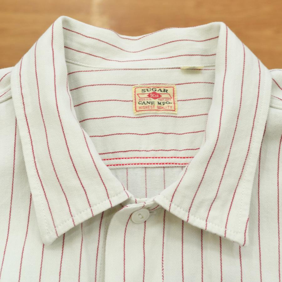 SUGAR CANE (シュガーケーン) COKE STRIPE WORK SHIRT with