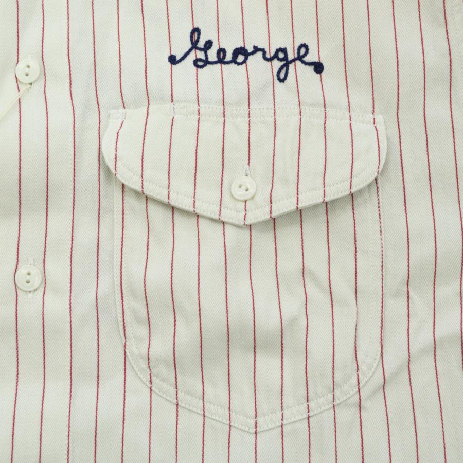 SUGAR CANE (シュガーケーン) COKE STRIPE WORK SHIRT with