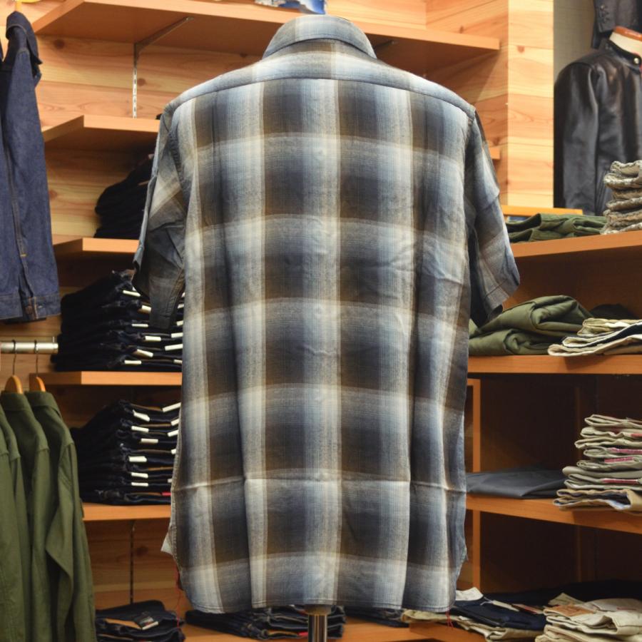 SUGAR CANE (シュガーケーン) RAYON TWILL CHECK WORK SHIRT SC39726