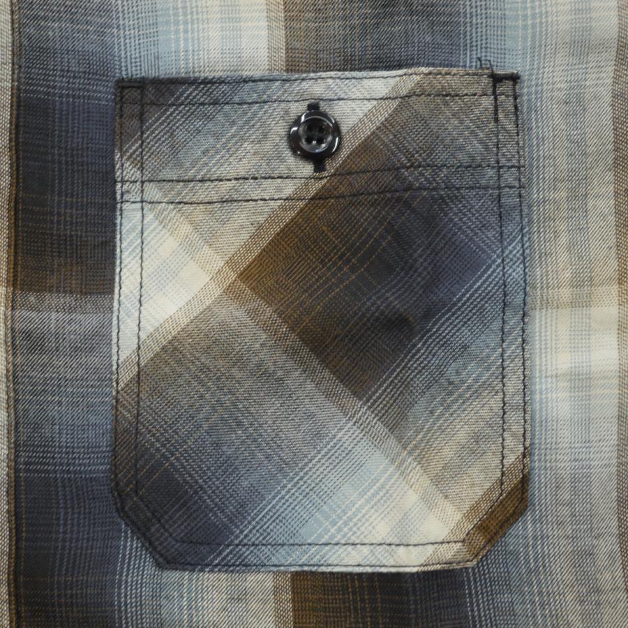 SUGAR CANE (シュガーケーン) RAYON TWILL CHECK WORK SHIRT SC39726