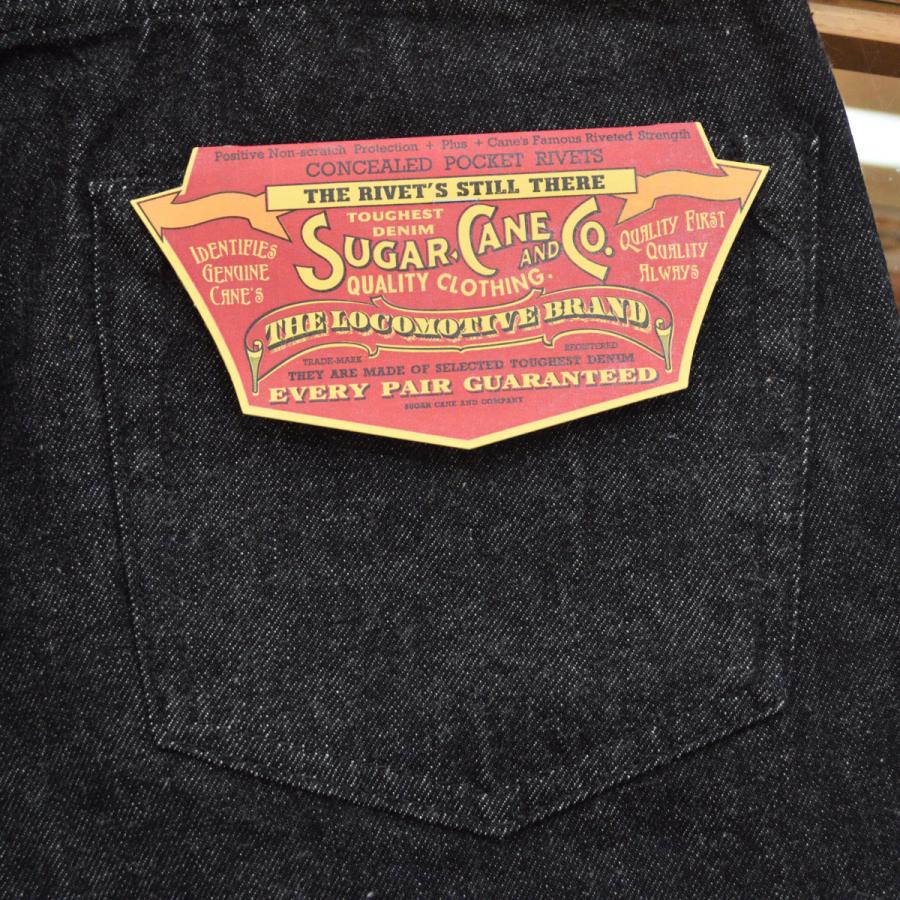 SUGAR CANE (シュガーケーン) 14.25oz BLACK DENIM 1947 MODEL(REGULAR