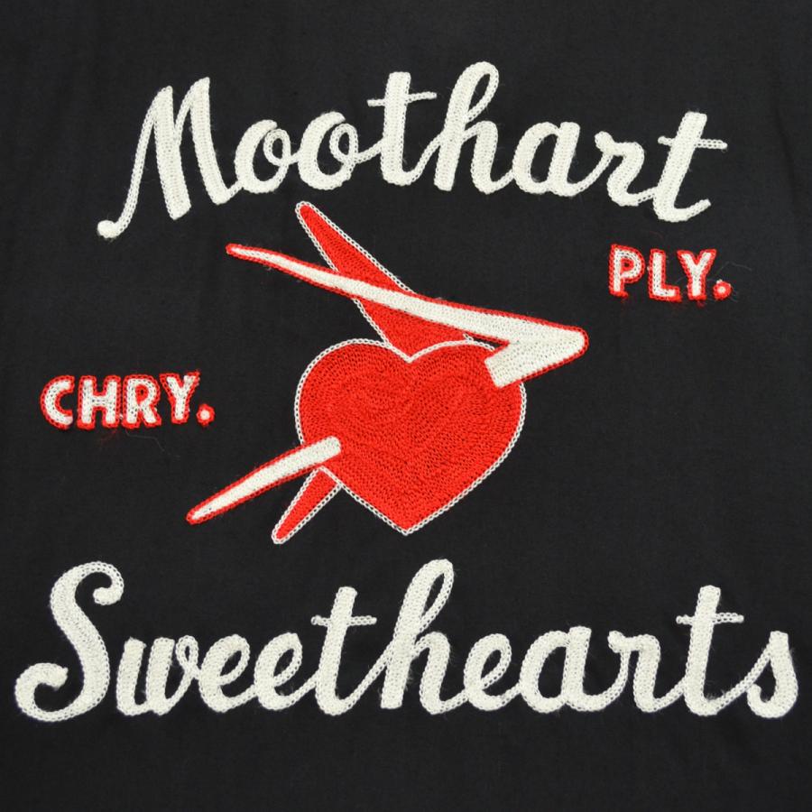 SLAP SHOT（スラップショット） ボウリングシャツ SWEET HEARTブラック