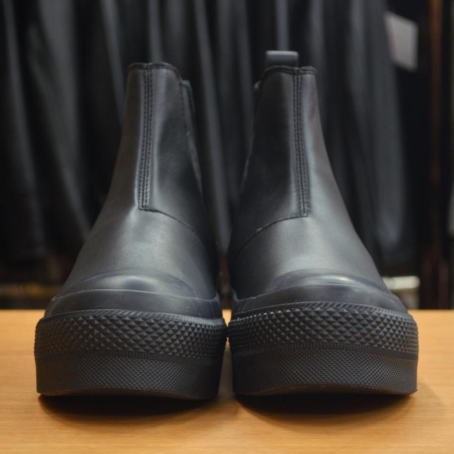 CONVERSE（コンバース） LEATHER ALL STAR LIFTED SIDEGORE HI BLACK