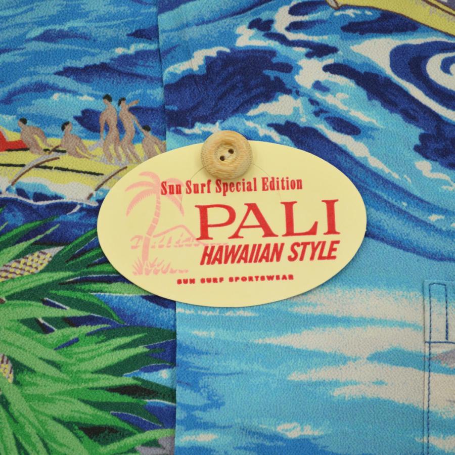 SUN SURF (サンサーフ) 2024年 SS39278 ALOHA UNIVERSAL WORLD BLUE
