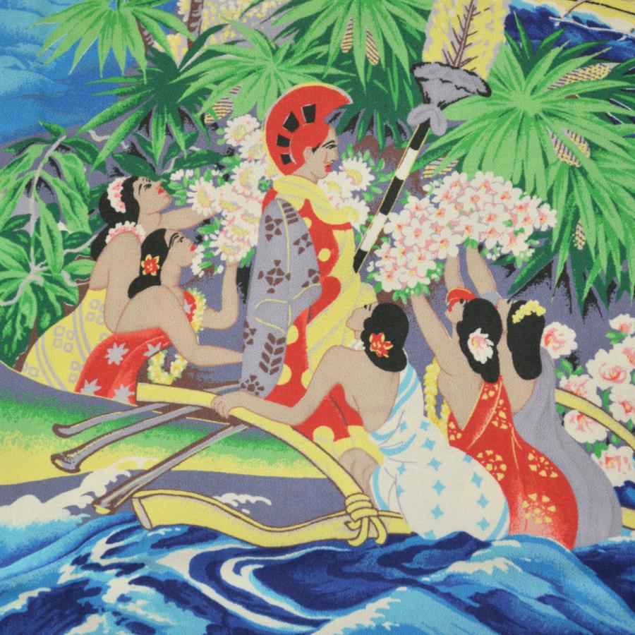 SUN SURF (サンサーフ) 2024年 SS39278 ALOHA UNIVERSAL WORLD BLUE