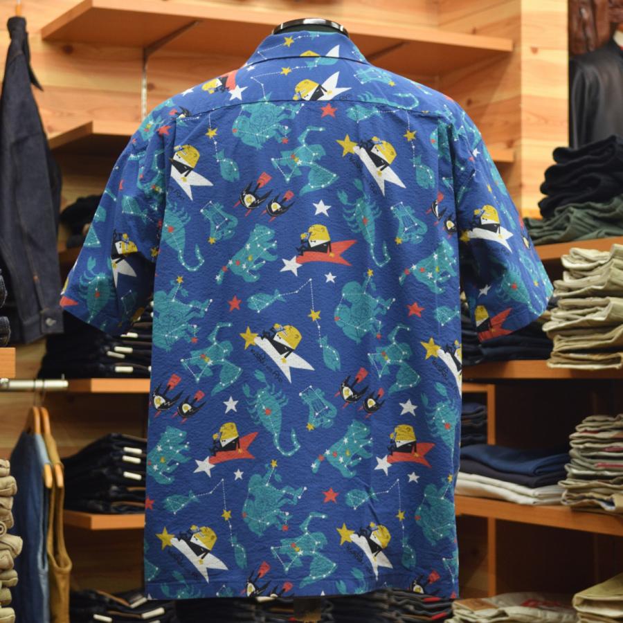 SUN SURF (サンサーフ) 2024年 COTTON SEERSUCKER OPEN SHIRT “ZODIAC