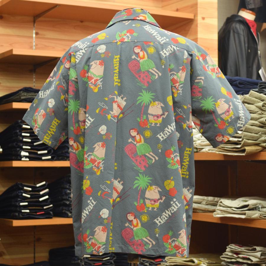 新品サンサーフ SUN SURF アロハシャツ SS39537 XL ブラック SUN SURF (サンサーフ) 2025年 COTTON SEERSUCKER OPEN SHIRT “TRIP TO