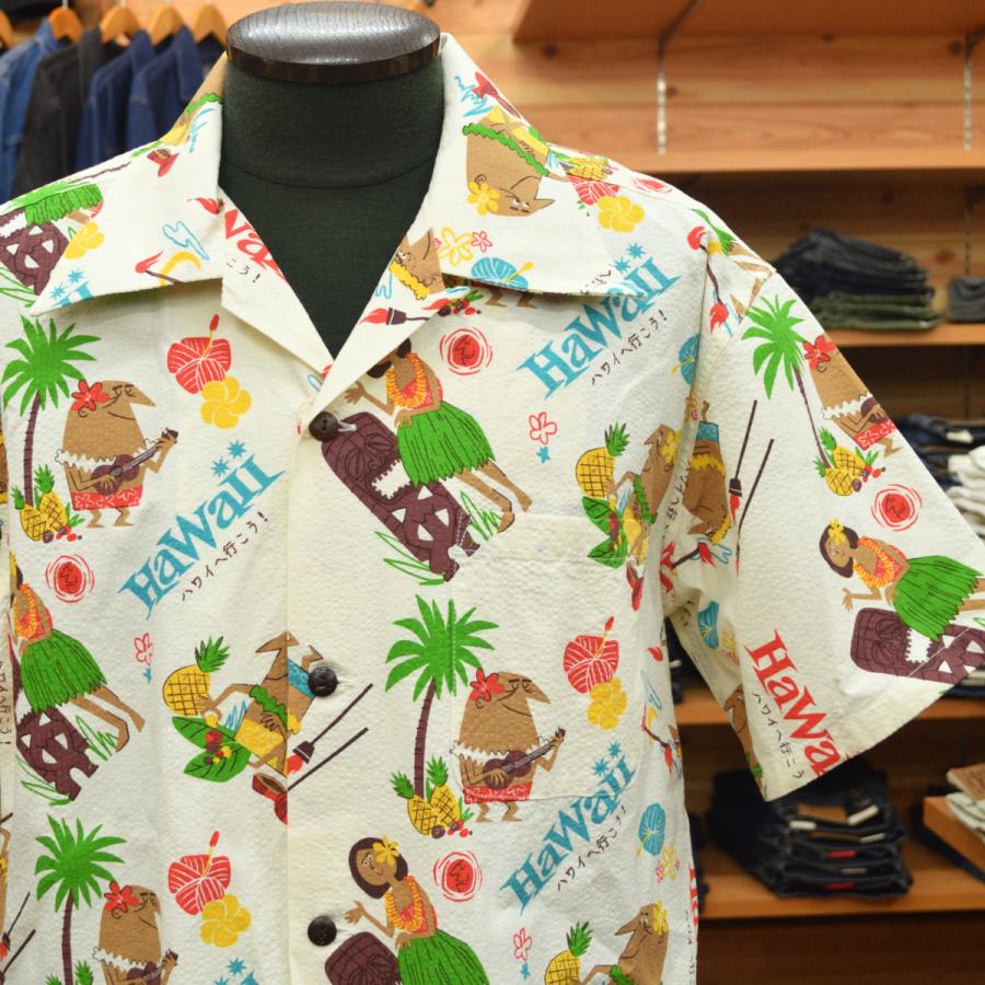 SUN SURF (サンサーフ) 2025年 COTTON SEERSUCKER OPEN SHIRT “TRIP TO