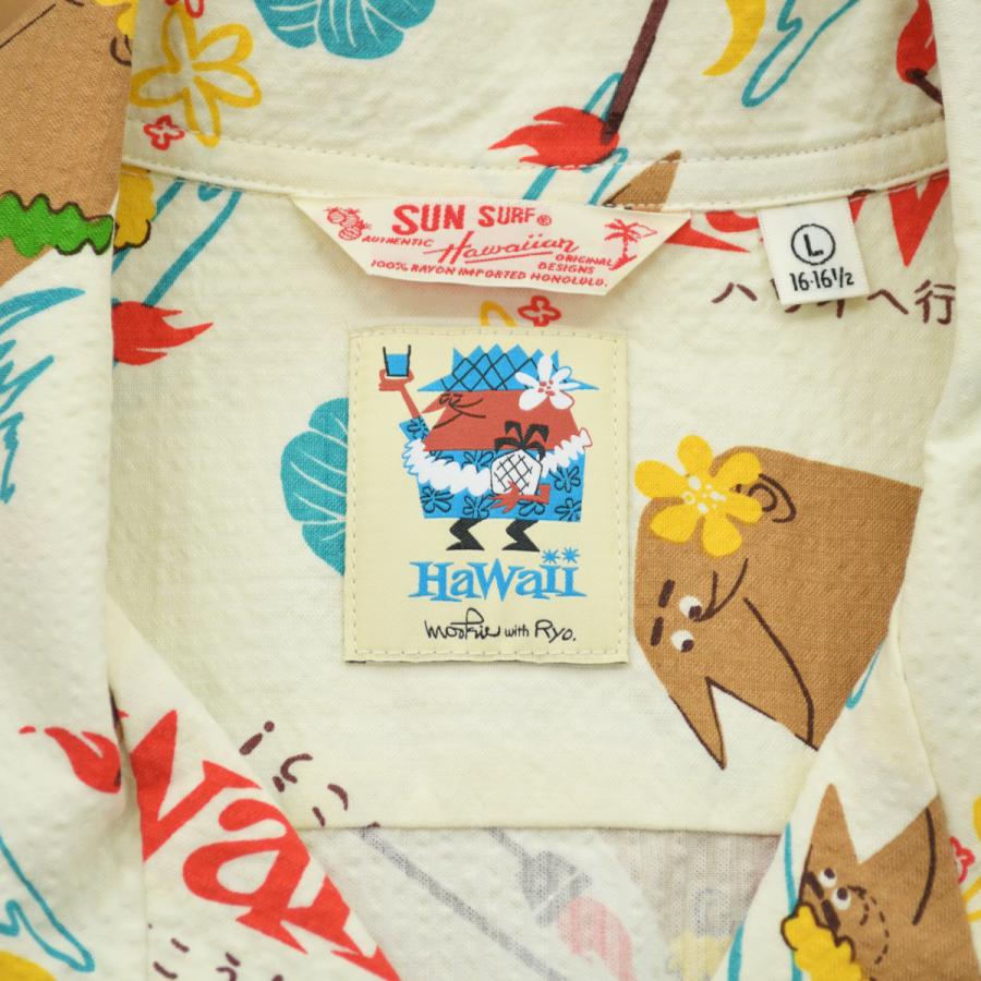 SUN SURF (サンサーフ) 2025年 COTTON SEERSUCKER OPEN SHIRT “TRIP TO