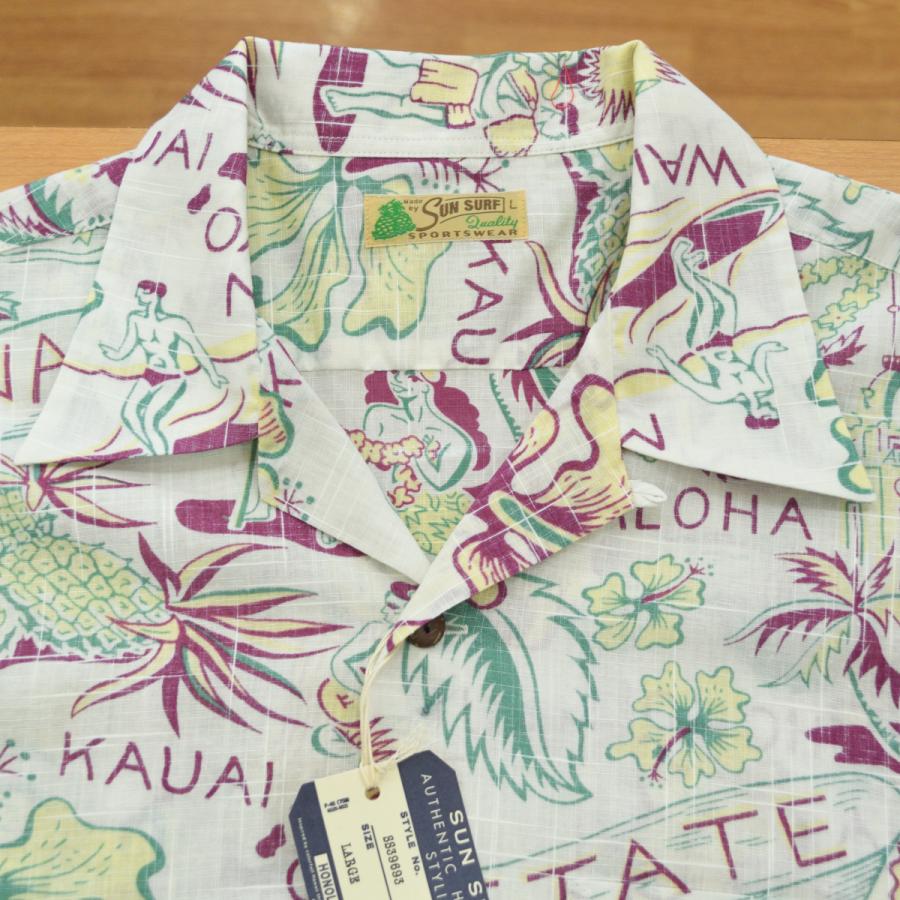 SUN SURF (サンサーフ) 2026年 COTTON LINEN SLUBYARN HAWAIIAN SHIRT