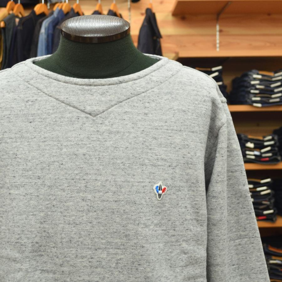 Arvor Maree（アルボーマレー） ボートネック スウェットシャツ グレー 