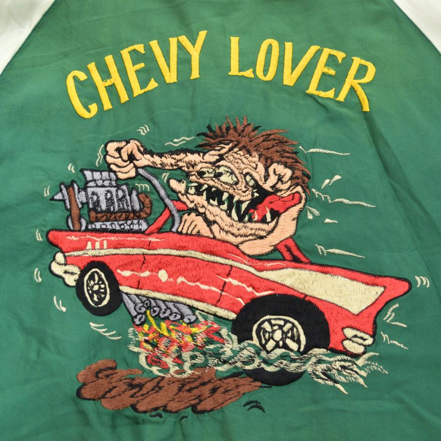 テーラー東洋　TIGER HEAD CHEVY LOVER Mサイズ TAILOR TOYO (テーラー東洋) Mid 1950s Style Acetate Souvenir Jacket