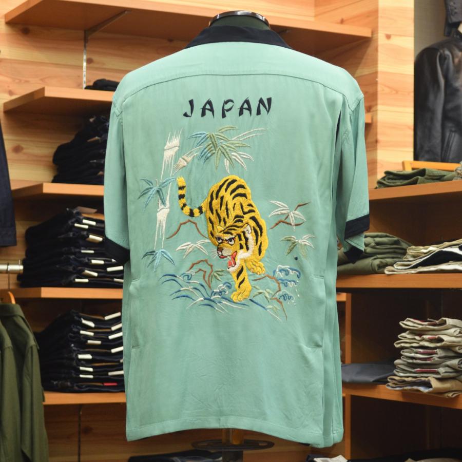 TAILOR TOYO (テーラー東洋) SUKA SHIRT “TIGER” TT39700 M.GREEN