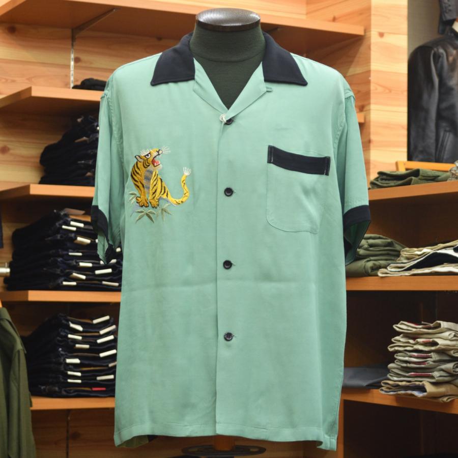 TAILOR TOYO (テーラー東洋) SUKA SHIRT “TIGER” TT39700 M.GREEN
