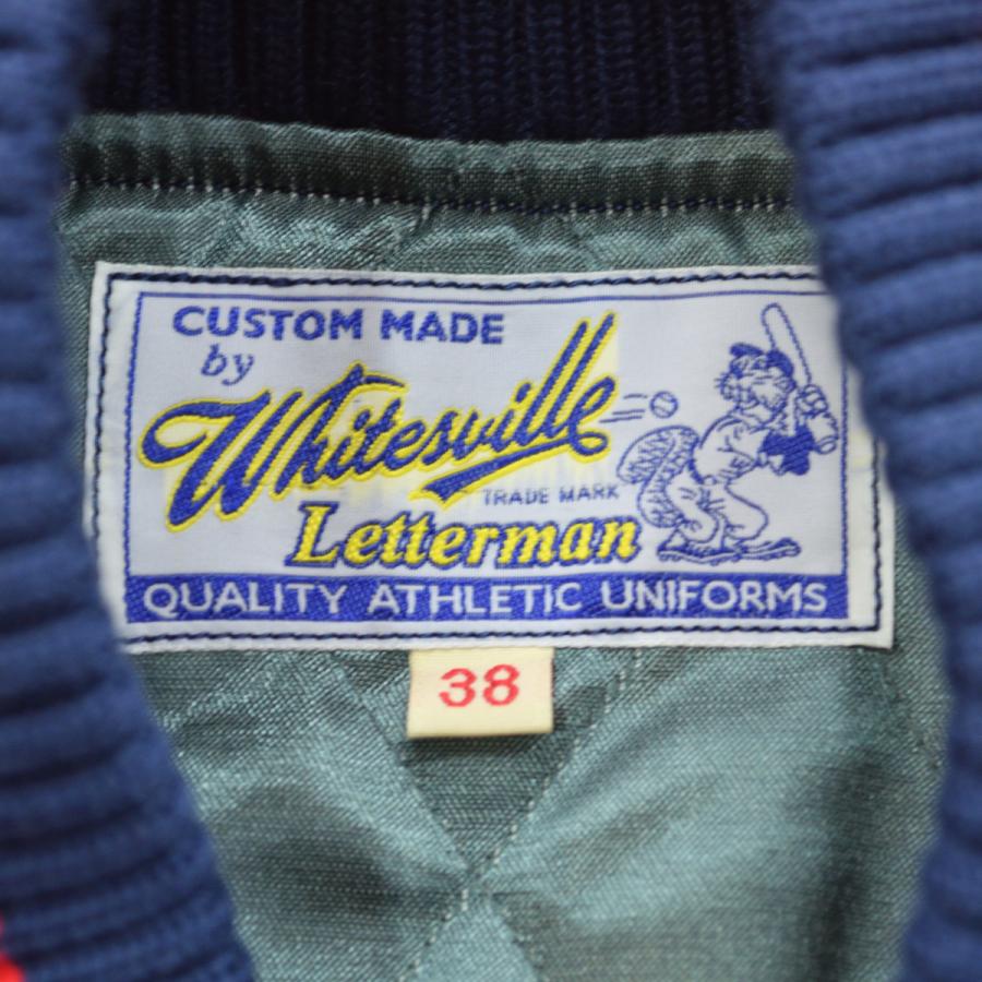 WHITESVILLE (ホワイツビル) 30oz. ウールメルトン アワードジャケット “BULLDOGS” WV15603 ゴールドの画像