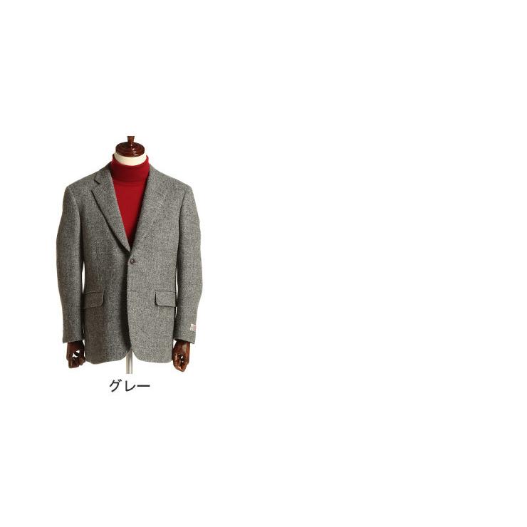 シングル 2ツ釦 ジャケット ウール ハリスツイード Gray メンズ ビジネス アウター テーラード シンプル ビジカジ 秋冬 ツイード メンズショップサカゼン メンズショップサカゼン 通販 Yahoo ショッピング