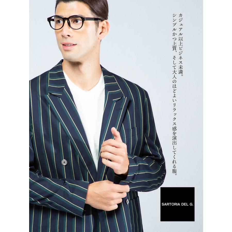 オールド 伊達男 GIOVE GIUNOE 古着 ストライプ ダブル ジャケット 在庫処分価格 返品交換不可 ダブル 4ツ釦 ジャケット アイビー