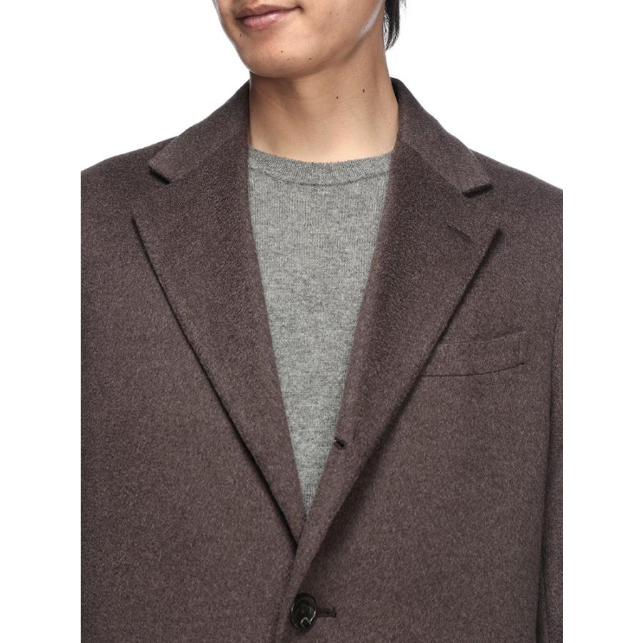 チェスターコート メンズ ビジネス 紳士 PIACENZA カシミヤ100％ シングル アウター フォーマル カシミア カシミヤ 秋 冬 M L LL 3L COLLEZIONE コレツィオーネの画像