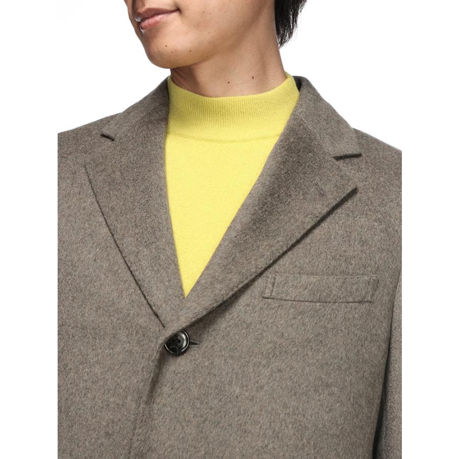チェスターコート メンズ ビジネス 紳士 TOLLEGNO カシミヤ100％ シングル アウター フォーマル カシミア カシミヤ 秋 冬 M L LL 3L COLLEZIONE コレツィオーネの画像