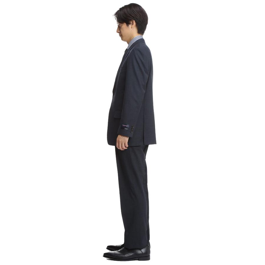 スーツ メンズ ビジネス 紳士 2WAYストレッチ ウォッシャブル シングル 2パンツ アジャスター調整可能 洗える HYBRIDBIZ SUPERMOVE メンズショップサカゼン｜m-sakazen｜14