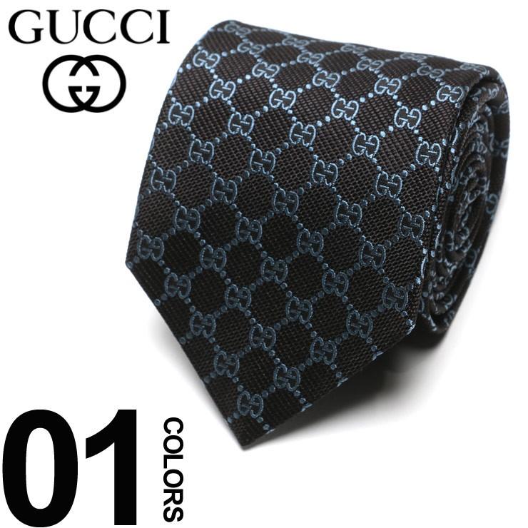GUCCI（グッチ） ネクタイ シルク100％ ビジネス メンズ GGパターン