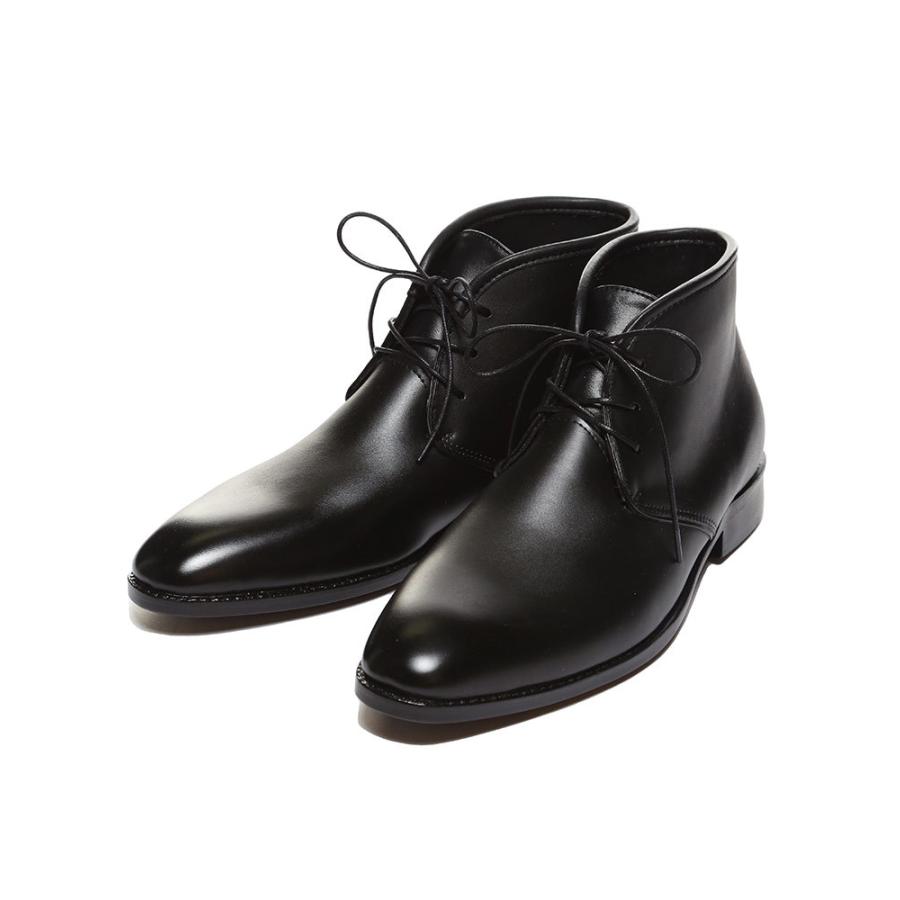 在庫処分価格 返品交換不可 内羽根 レースアップ チャッカブーツ 防水