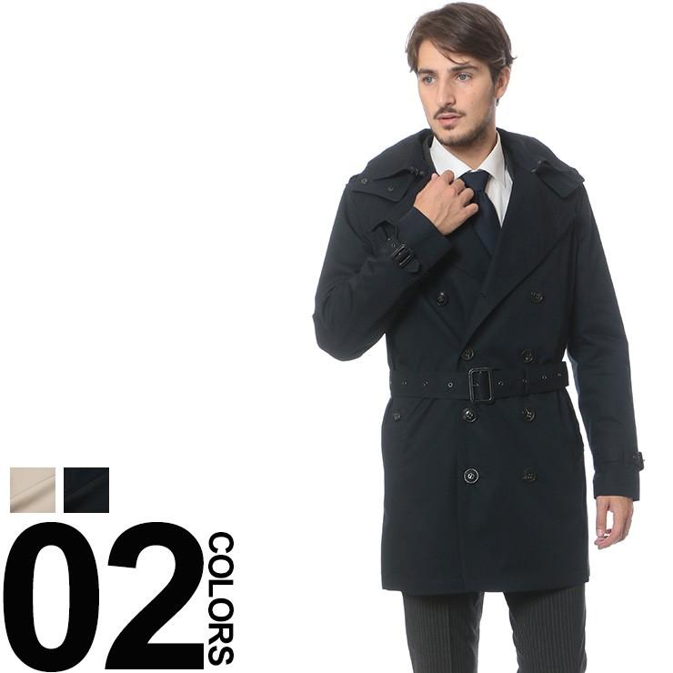 Burberry London バーバリーロンドン 綿100 無地 フード付き ダブルボタン トレンチコート Taupe Ink ブランド メンズ カジュアル メンズショップサカゼン 通販 Yahoo ショッピング