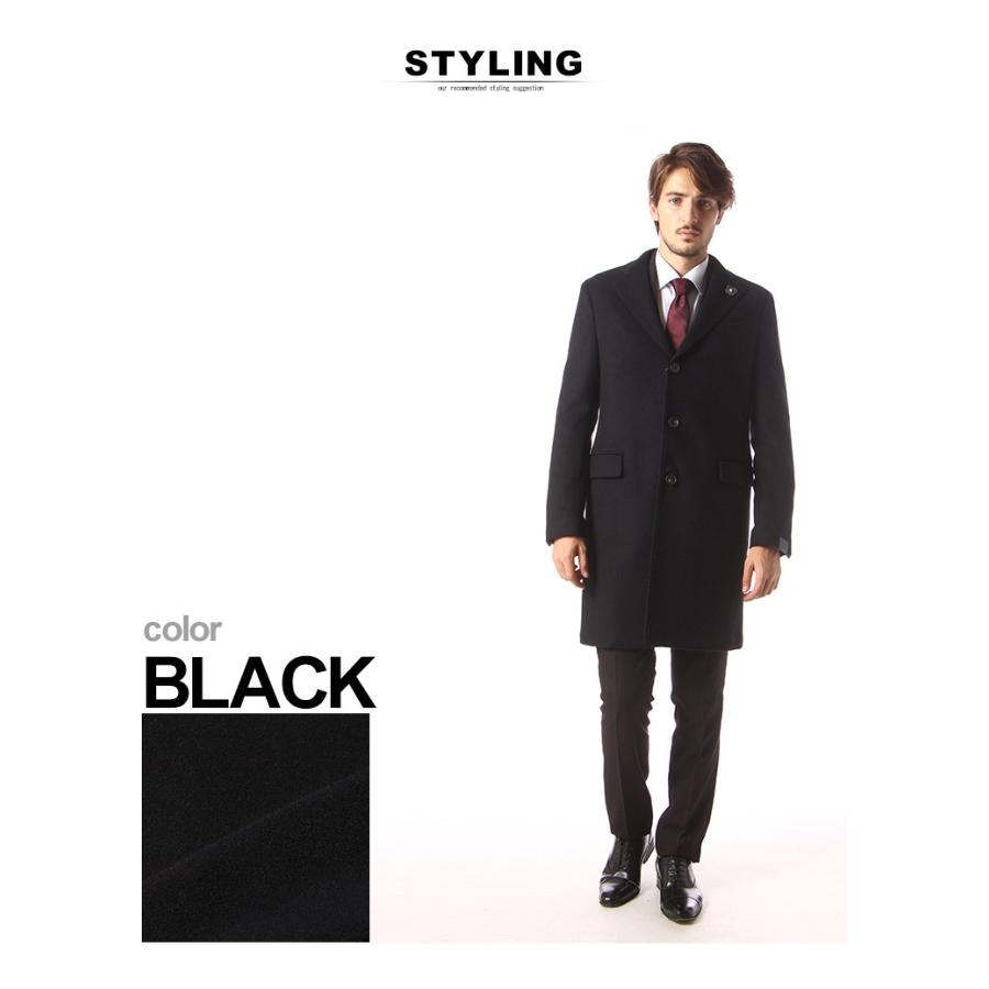 Lardini ラルディーニ ウール100 ブートニエール シングル 3ツ釦 チェスターコート ブランド メンズ カジュアル アウター メンズアウター メンズショップサカゼン 通販 Yahoo ショッピング