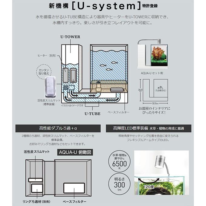 GEX 水槽 AQUA-U アクアユー オールインワン水槽セット GEX 水槽 AQUA-U アクアユー オールインワン水槽セット