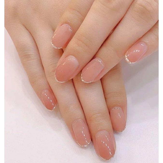 ネイルチップ 韓国 成人式 可愛い ピンク シンプル ショート オーバル オフィス ちゅるん うるつや ワンホンネイル シンプル ワンカラー ラメ Msc096 M S Sorelle 通販 Yahoo ショッピング