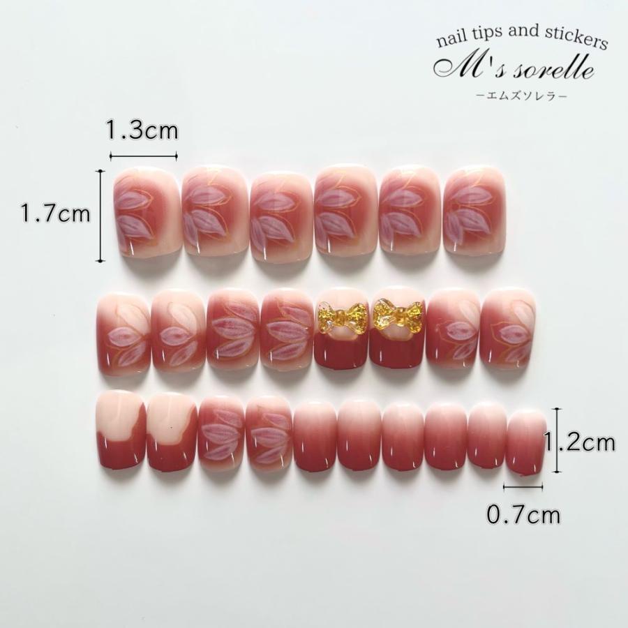 【No.033】ネイルチップ♡成人式ネイル♡赤ネイル♡和柄振袖♡ビジューネイル ネイルチップ赤 成人式ネイル 振袖ネイル 前撮り 和柄 赤の通販