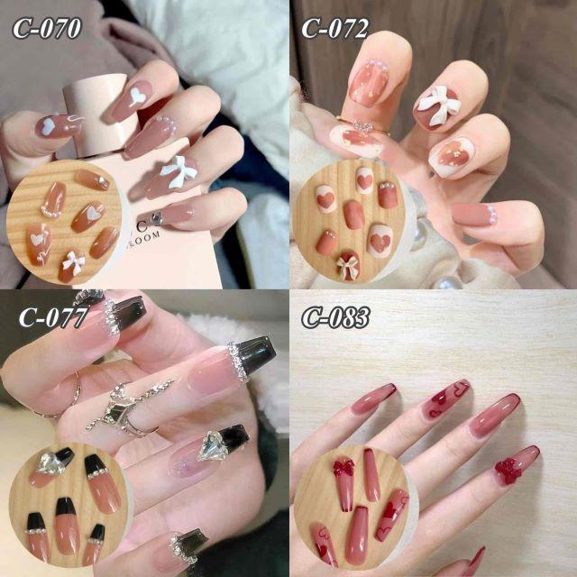 ネイルチップ ショートネイルチップ ショート ロング 結婚式 冬 白