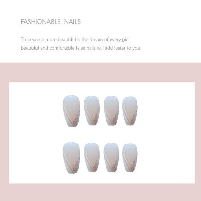 ギフ 包装 ネイルチップ ジェルネイル ネイルシール Vフレンチネイル ラメ Teaandtwigs De