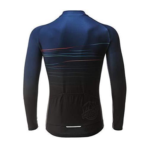 メンズ サイクリングジャージ 長袖シャツ ランニング上着 運動Tシャツ 自転車ウエア 吸汗速乾 吸湿 通気|m-store1|02