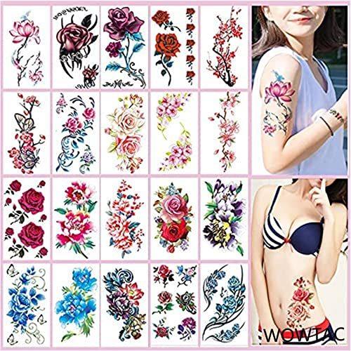 Wowtac タトゥーシール ボディーシール 花 3d レディース 刺青シール 長持ち 防水 簡単貼る 可愛い おしゃれ 枚セット Ms731lv8i093d1hm99 M Store 通販 Yahoo ショッピング
