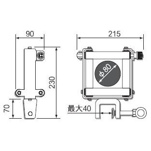 育良精機(イクラ) 4面コロ ISH-80｜m-tool｜02