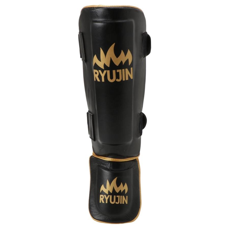 RYUJIN 本革 PRO シンガード レガース //キックボクシング スパー