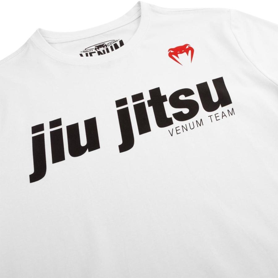 VENUM Tシャツ JIUJITSU VT T-SHIRT (ホワイト×ブラック) //スポーツシャツ ロゴ アメカジ トレーニング 柔術 格闘技 スポーツ 送料無料｜m-world｜05