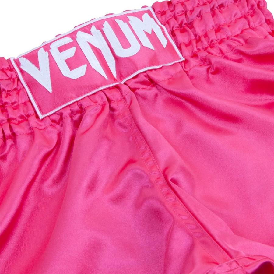 VENUM ムエタイトランクス MUAY THAI SHORTS CLASSIC (ピンク×ホワイト